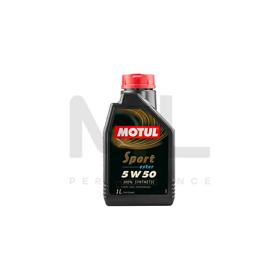 Motul Sport 5w-50 Ester Fully Synthetic Car Engine Oil 1l | Engine Oil | ML Car Parts UK | ML Performance