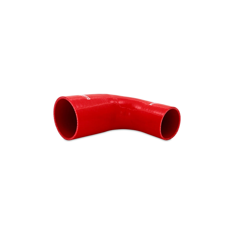 Mishimoto MMCP-R90-2535RD Silicone Reducer Coupler 90 Degree 2.5in to 3.5in - Red