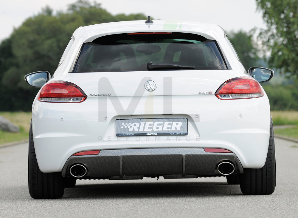 Rieger 00099254 VW 13 Mk3 Scirocco Rear Diffuser 2 | ML Performance EU Car Parts