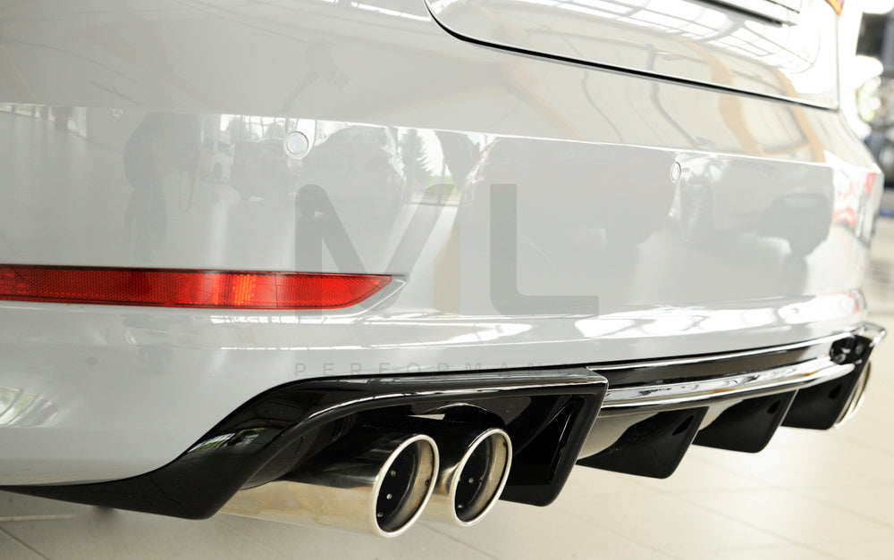 Rieger 00088158 Audi 8V A3 Rear Diffuser 3 | ML Performance EU Car Parts