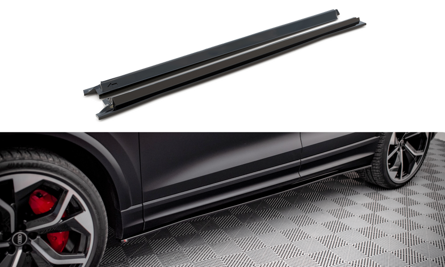 Maxton Design AU-RSQ8-1-SD1T Side Skirts Diffusers Audi RSQ8 MK1 | ML Performance UK Car Parts