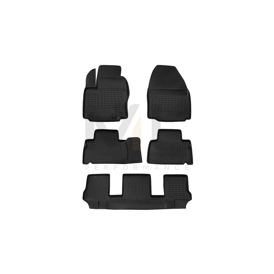 WALSER XTR 75094 Floor mat set Centre, Front and Rear | ML Performance Car Parts