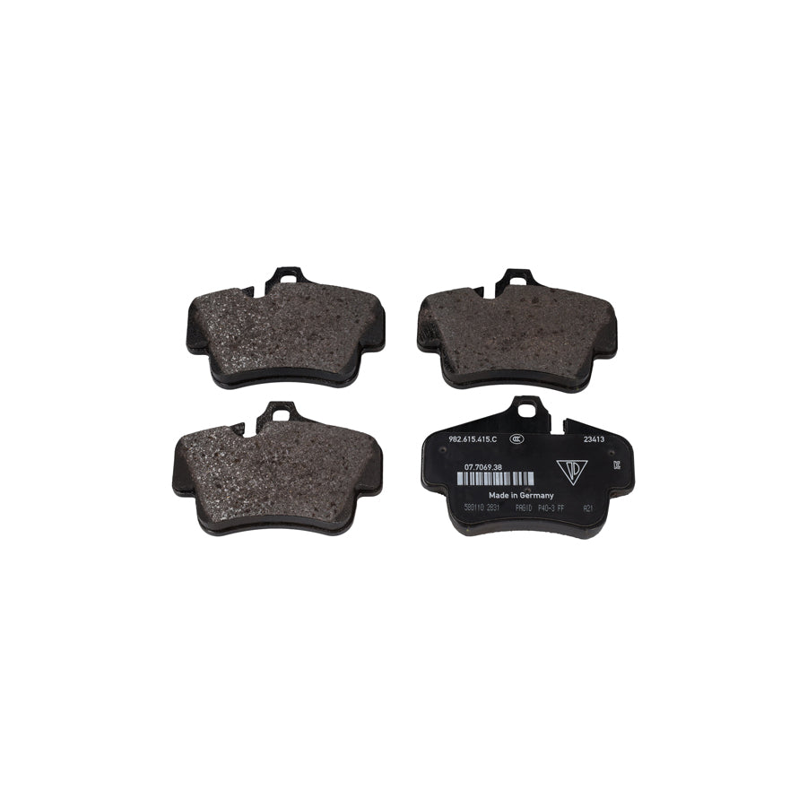 Genuine Porsche Brake Pads, Rear Porsche 997 / 996 / Boxster / Cayman With Ceramic (Pccb) Discs | ML Performance EU Car Parts