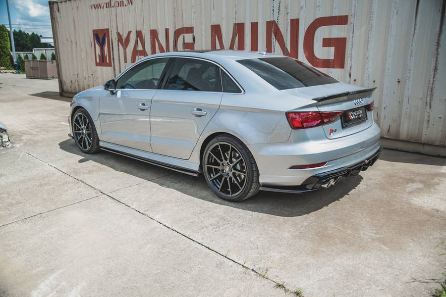 Maxton Design Audi S3 / A3 S-Line 8V FL Sedan Side Skirts Diffusers V.2