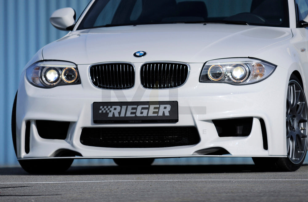 Rieger 00035030 BMW 1 Series E81 E82 E87 E88 Front Bumper 1 | ML Performance EU Car Parts