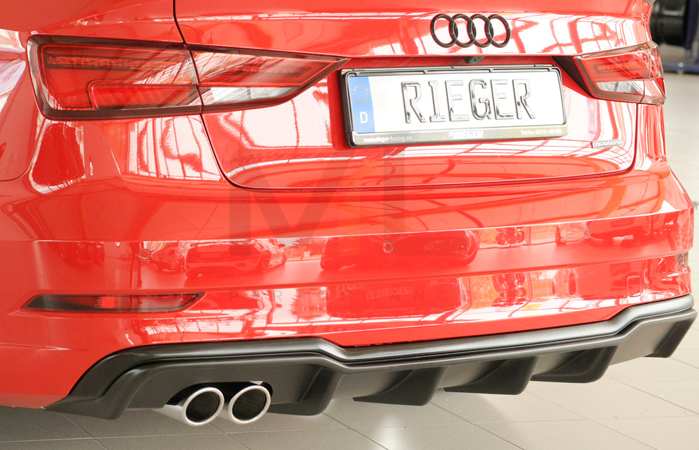 Rieger 00056824 Audi 8V A3 Rear Diffuser 2 | ML Performance EU Car Parts