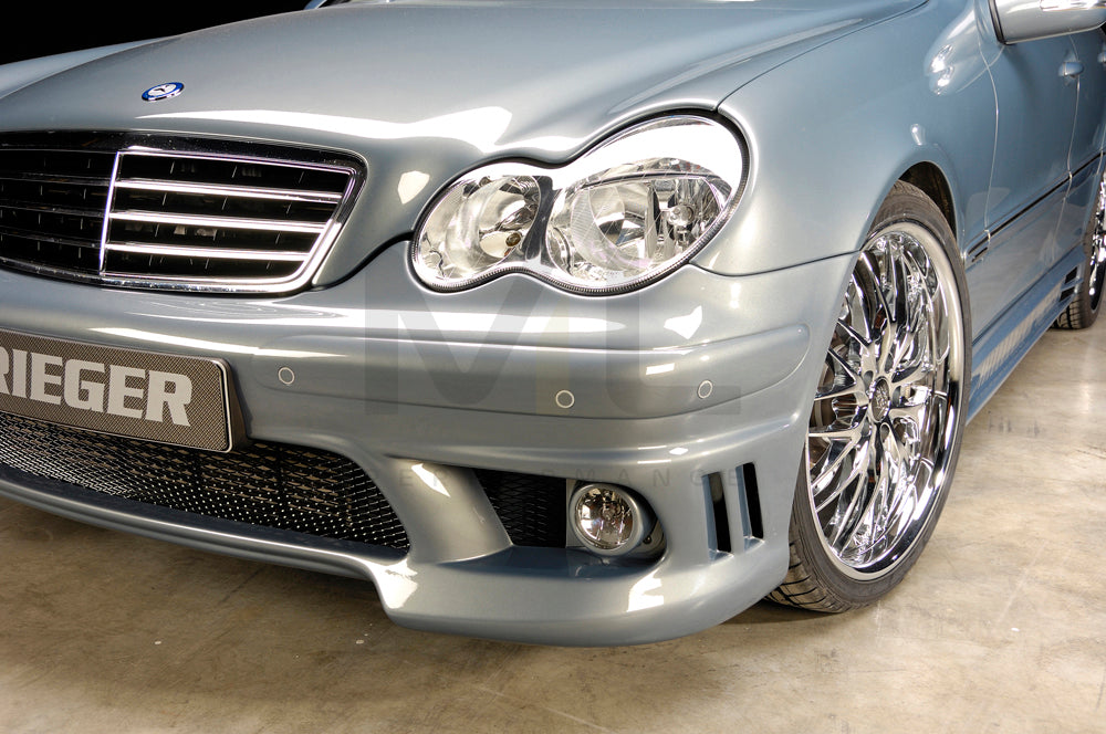 Rieger 00025202 Mercedes-Benz W203 C-Class Front Bumper 6 | ML Performance EU Car Parts