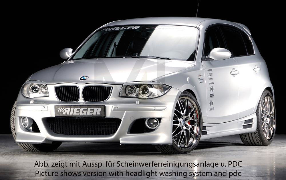 Rieger 00035009 BMW 1 Series E87 Front Bumper 2 | ML Performance EU Car Parts