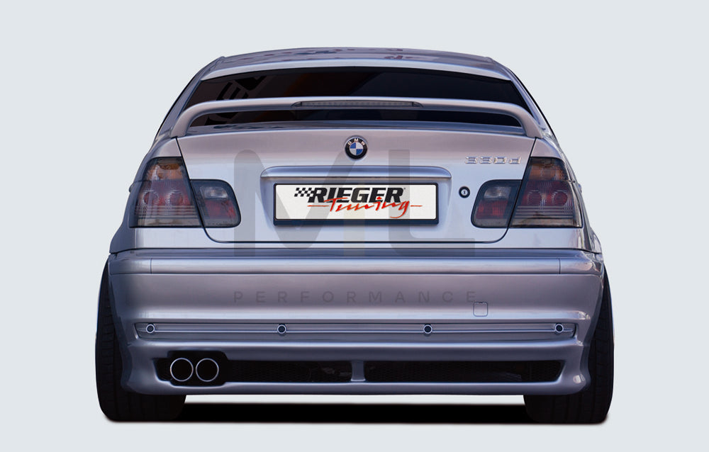 Rieger 00050106 BMW 3 Series E46 Rear Diffuser 3 | ML Performance EU Car Parts