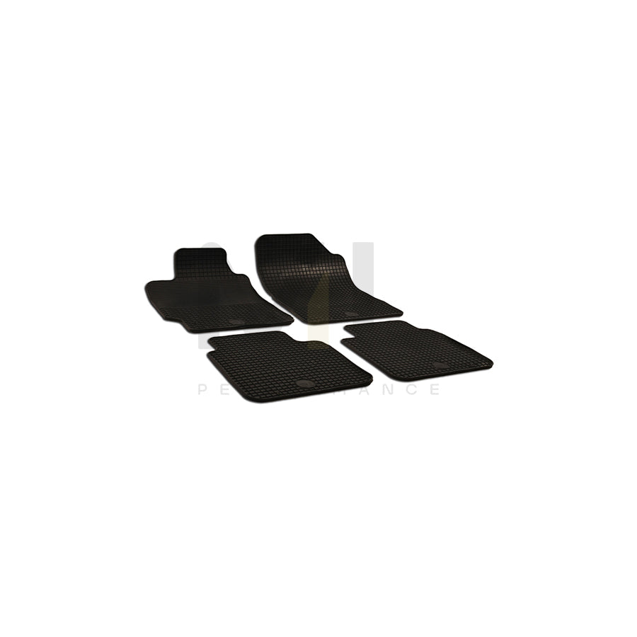 WALSER 50522 Floor mat set for TOYOTA Camry VI Saloon (_V4_) Elastomer, Front and Rear, Quantity: 4, Black | ML Performance Car Parts