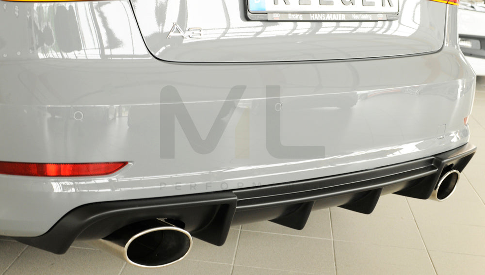 Rieger 00056809 Audi 8V Rear Diffuser (A3 & S3) 4 | ML Performance EU Car Parts