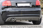 Rieger 00099129 Audi 8P A3 Rear Diffuser 4 | ML Performance EU Car Parts