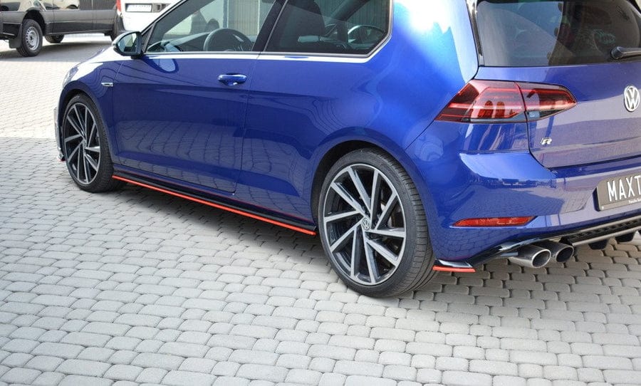 Maxton Design Volkswagen Golf R / R-Line MK7.5 Side Skirts Diffusers V.2