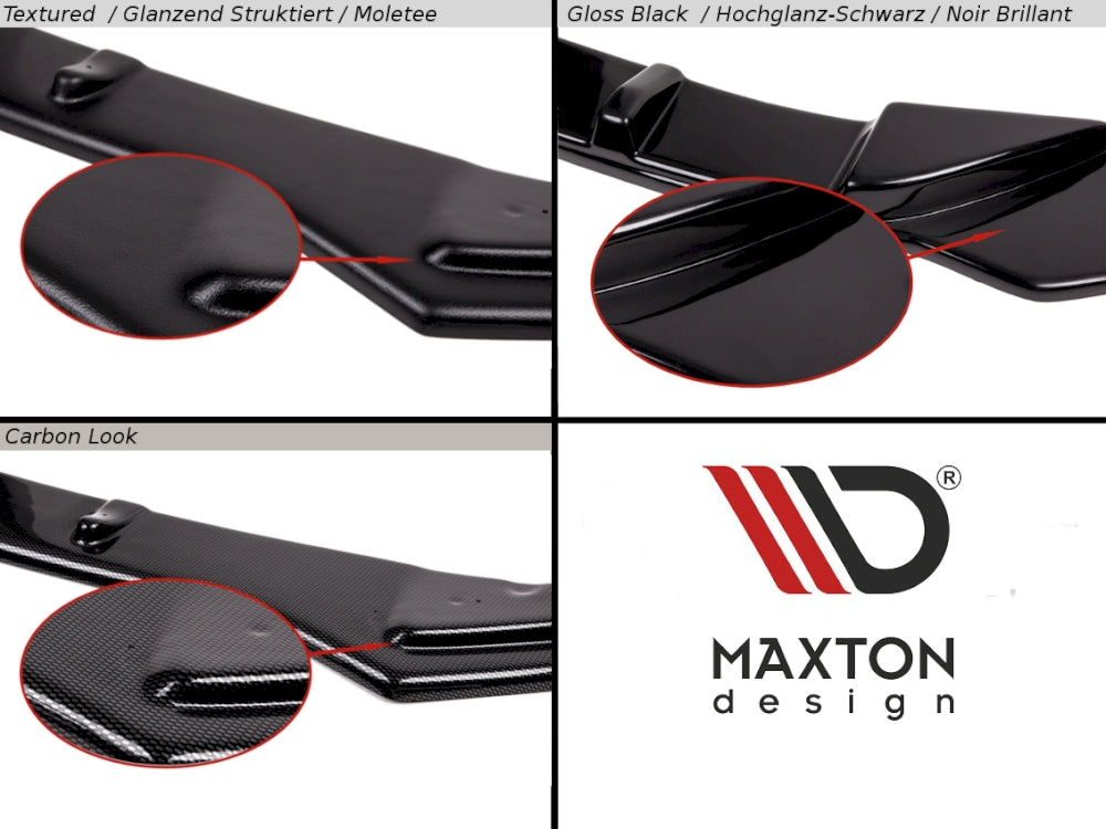 Maxton Design Seat Leon MK 3.5 Cupra/fr (2017-2019) Front Splitter V.2