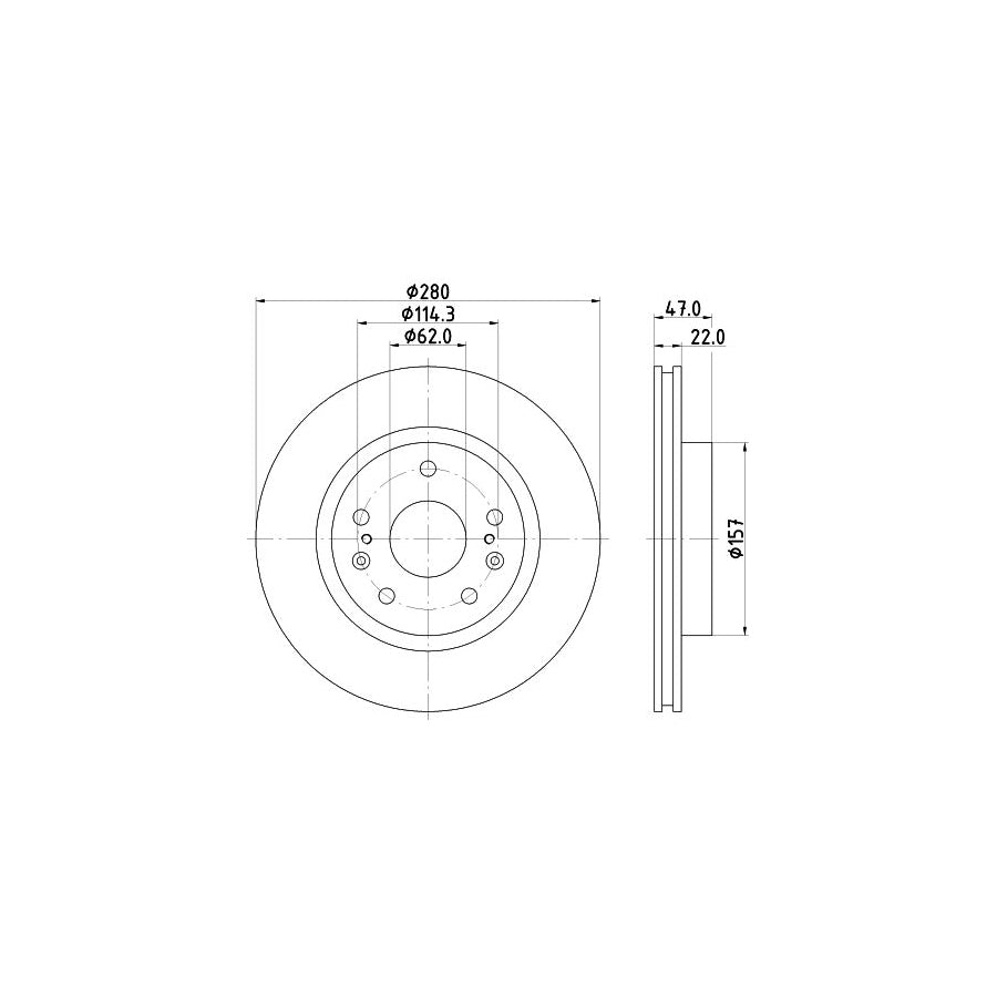 Hella 8MV 376 732-071 Fan Clutch Suitable For Mercedes-Benz Sprinter