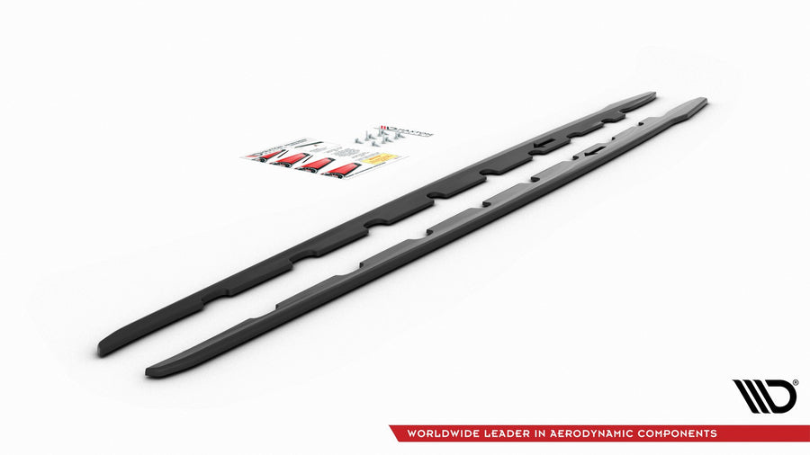 Maxton Design BM-1-40-MPACK-SD2T Side Skirts Diffusers V.2 BMW Series 1 F40 M-Pack / M135i | ML Performance UK Car Parts