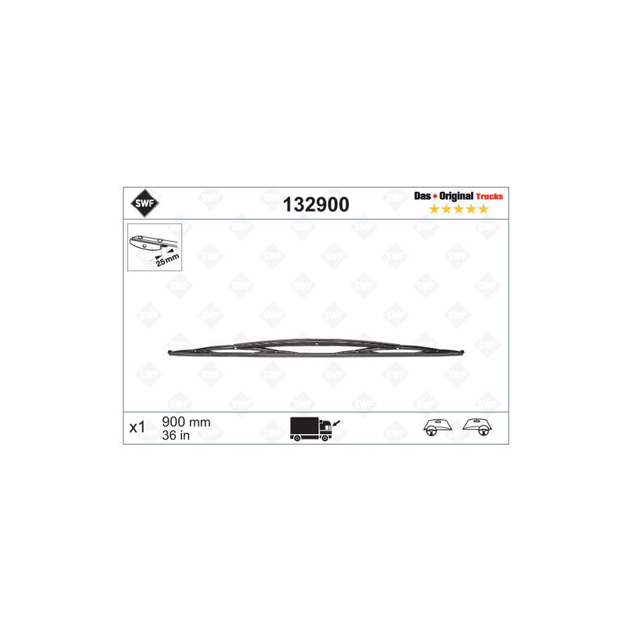 Swf 132900 Original Wiper Blade | ML Performance EU Car Parts