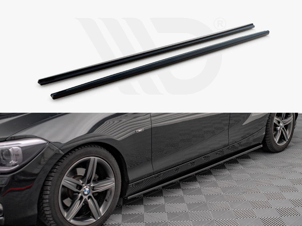 Maxton Design BM-1-F20-SD1T Side Skirts Diffusers BMW 1 F20 (2011-2015) | ML Performance UK Car Parts