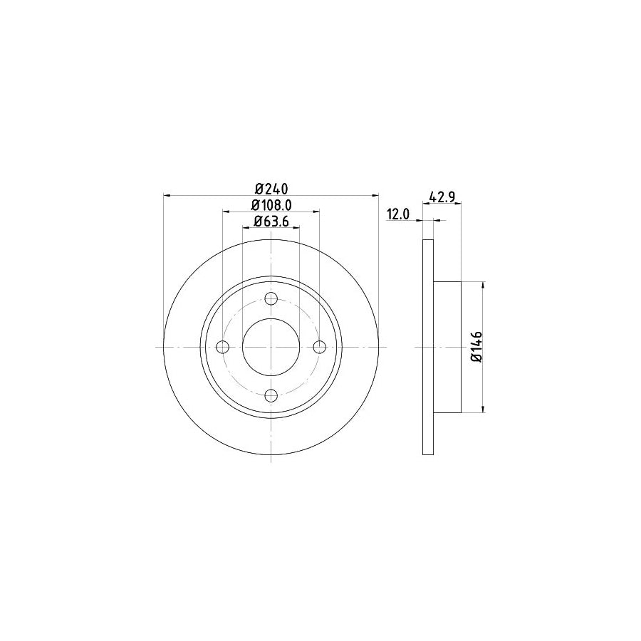 Hella 8MV 376 757-321 Fan Clutch