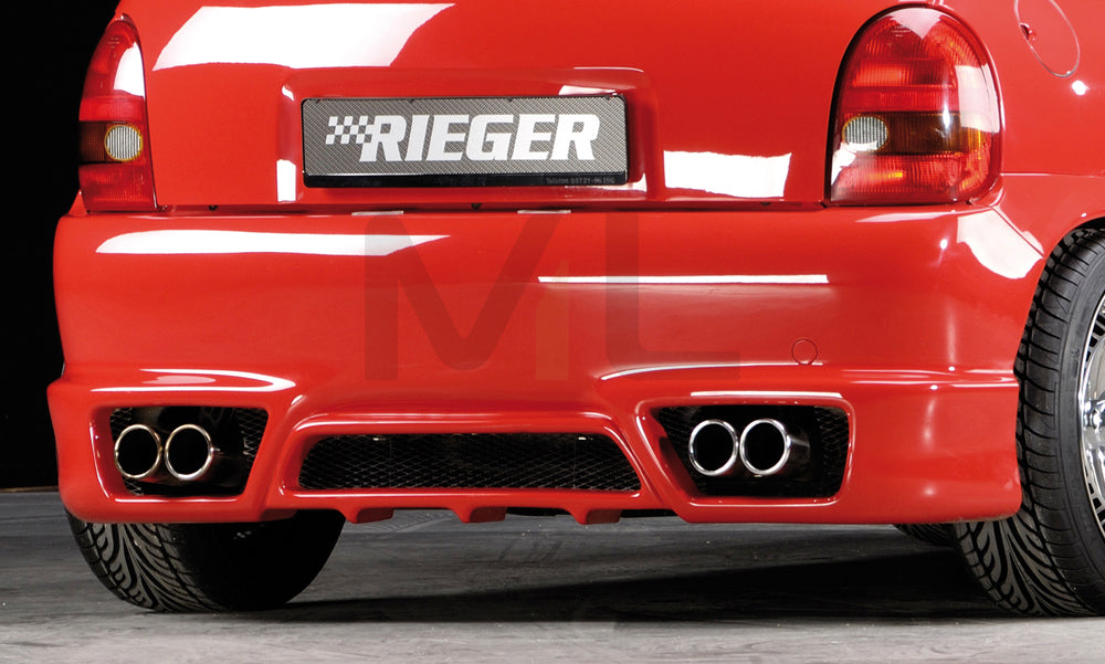 Rieger 00058828 Opel Corsa B Rear Bumper 1 | ML Performance EU Car Parts