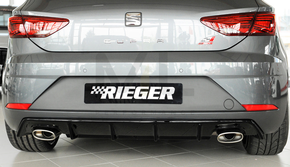 Rieger 00088136 SEAT 5F Leon Cupra Rear Diffuser 5 | ML Performance EU Car Parts