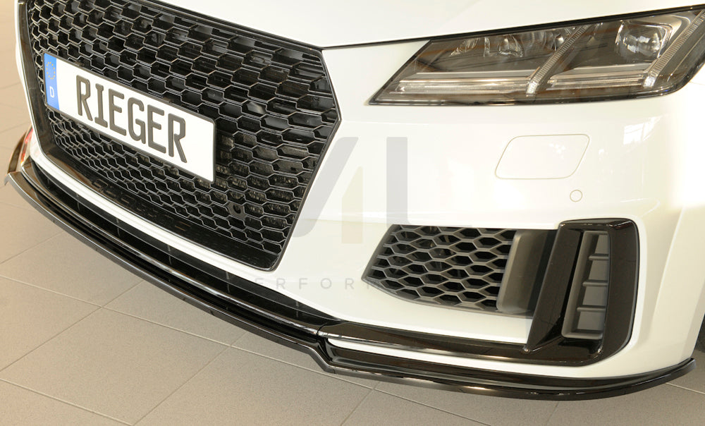 Rieger 00088188 Audi 8J-FV 8S Front Splitter (TT & TTS) 5 | ML Performance EU Car Parts