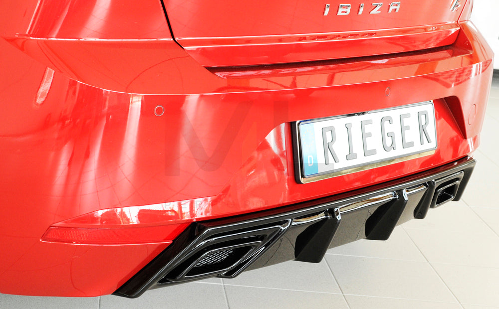 Rieger 00088166 SEAT KJ Rear Diffuser (Ibiza FR & Ibiza) 8 | ML Performance EU Car Parts