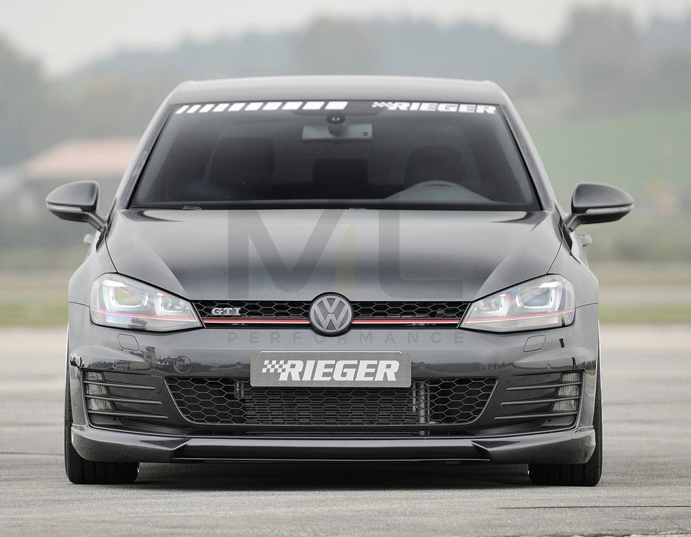 Rieger 00059560 VW Mk7 Golf Front Splitter (GTI & GTD) 2 | ML Performance EU Car Parts