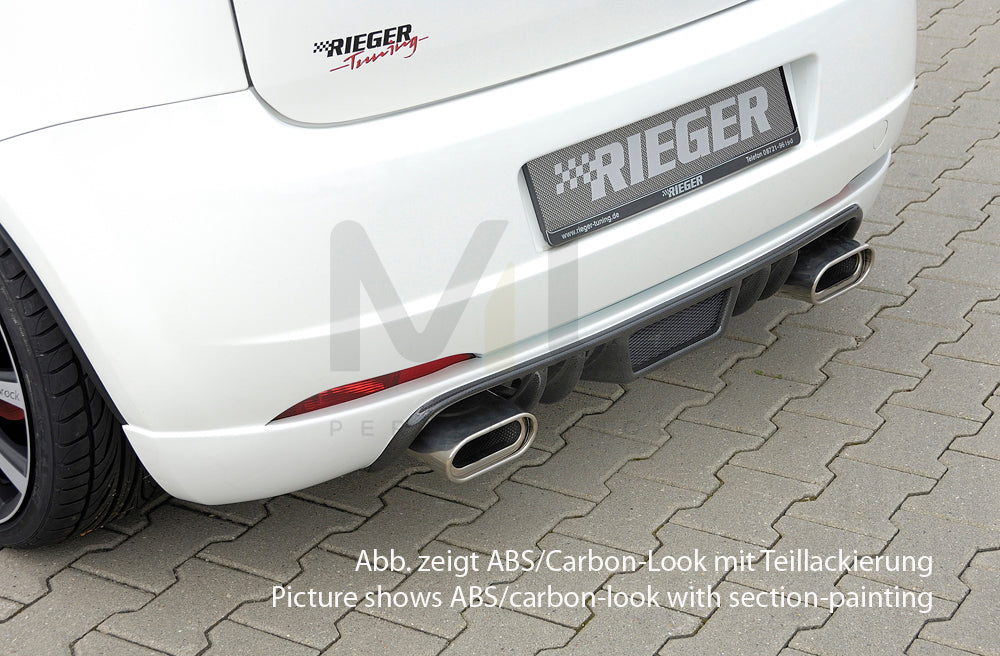 Rieger 00099154 Fiat Grande Punto (199) Rear Diffuser 5 | ML Performance EU Car Parts