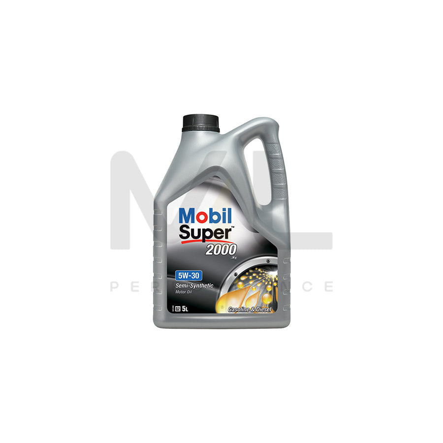 Mobil Super 2000 X1 Engine Oil - 5W-30 - 5Ltr Engine Oil ML Performance UK ML Car Parts