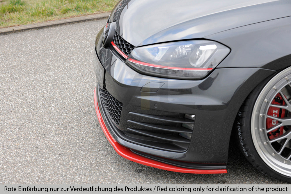 Rieger 00059570 VW Mk7 Golf Front Splitter (GTI & GTD) 5 | ML Performance EU Car Parts