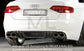 Rieger 00099072 Audi B8 B81 A4 Rear Diffuser 1 | ML Performance EU Car Parts