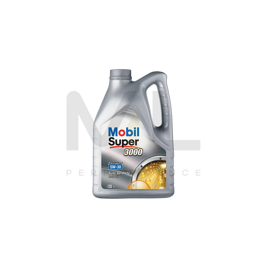 Mobil Super 3000 X1 FE Engine Oil - 5W-30 - 5ltr Engine Oil ML Performance UK ML Car Parts