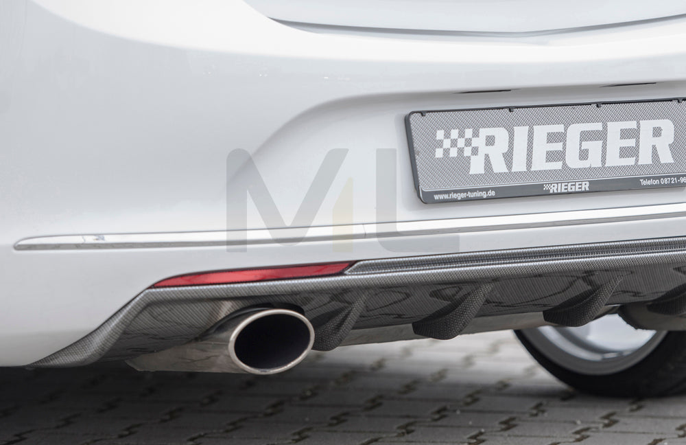 Rieger 00099272 Opel Astra J Rear Diffuser 4 | ML Performance EU Car Parts