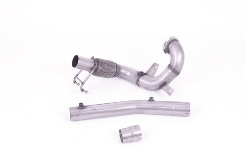 MillTek SSXVW562 Audi VW Large-bore Downpipe and De-Cat Non-Resonated (Inc. A1 & Polo)