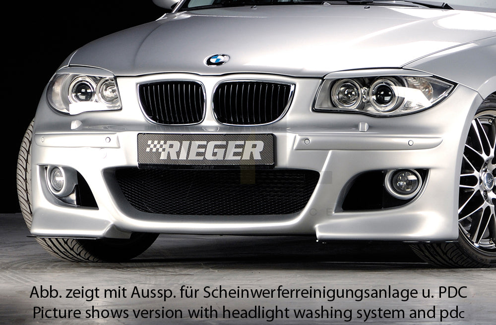 Rieger 00035009 BMW 1 Series E87 Front Bumper 1 | ML Performance EU Car Parts