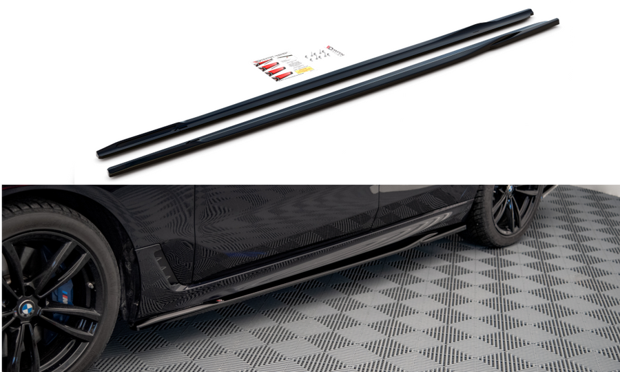 Maxton Design BM-6-32-GT-MPACK-SD1T Side Skirts Diffusers BMW Series 6 GT G32 M-Pack | ML Performance UK Car Parts