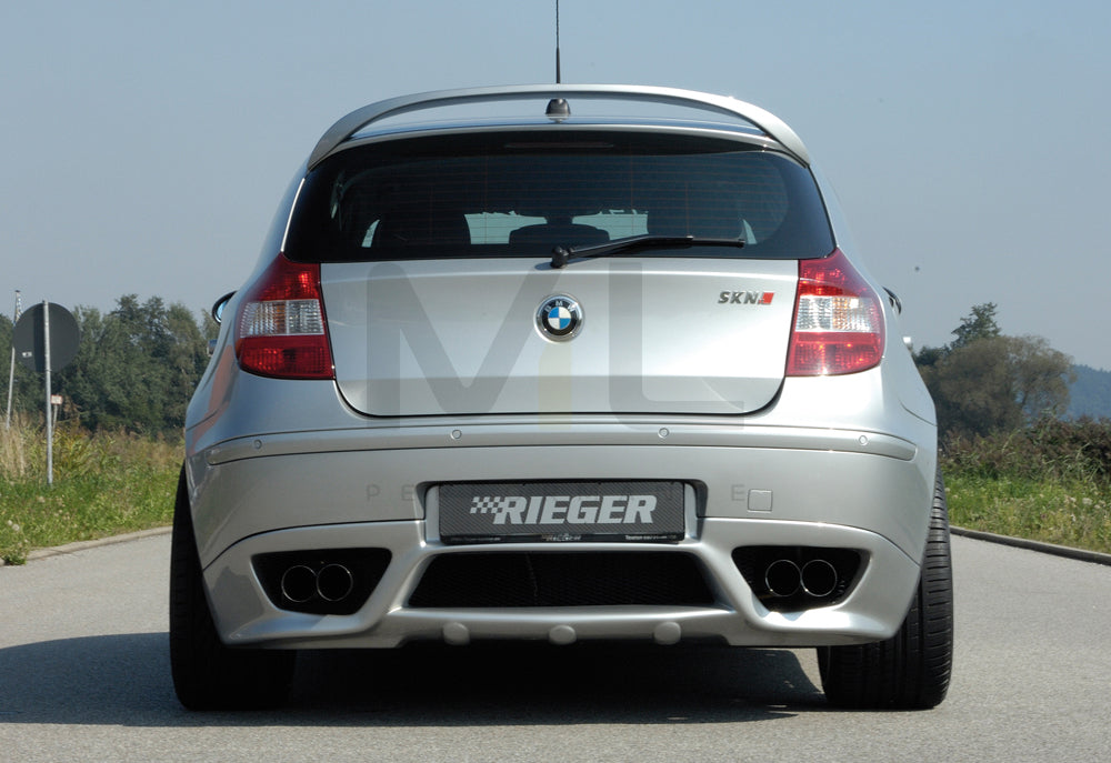 Rieger 00035019 BMW 1 Series E87 Rear Diffuser 2 | ML Performance EU Car Parts