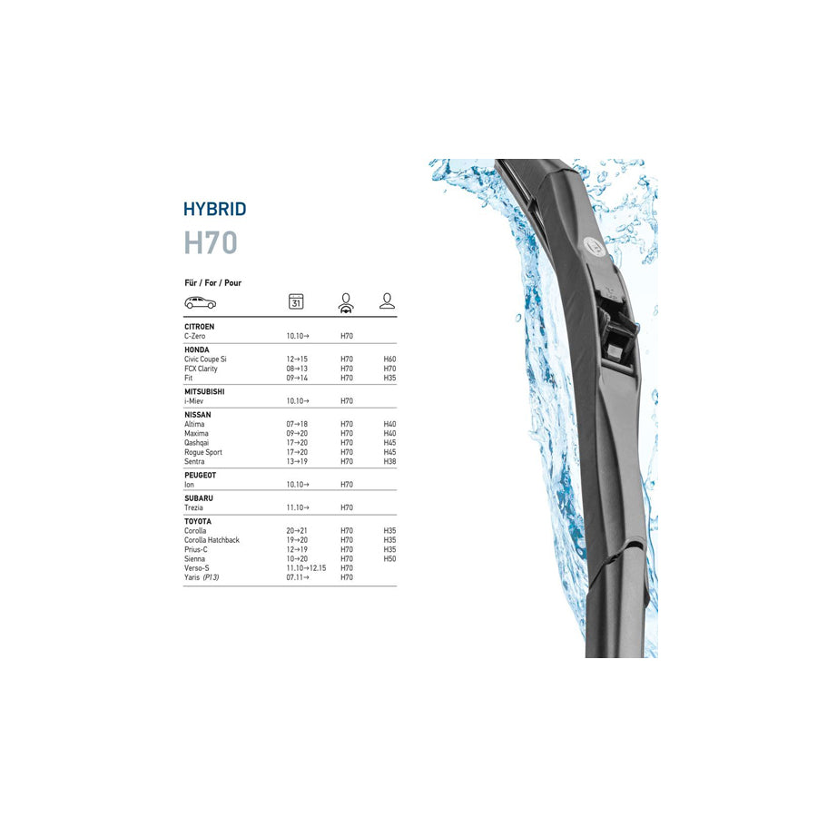 Hella 9XW 204 584-281 Wiper Blade