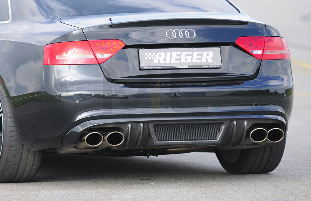 Rieger 00099087 Audi B8 B81 Rear Diffuser (A5 & S5) 1 | ML Performance EU Car Parts