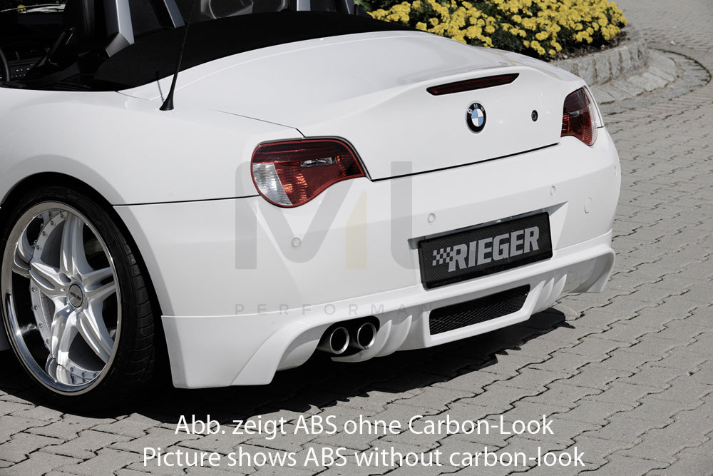 Rieger 00099856 BMW Z4 E85 Rear Diffuser 7 | ML Performance EU Car Parts