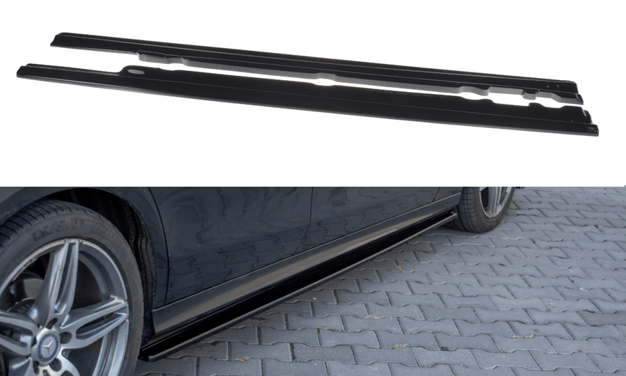 Maxton Design ME-E-213-AMGLINE-SD1T Side Skirts Diffusers Mercedes Benz E43 AMG / AMG-Line W213 | ML Performance UK Car Parts