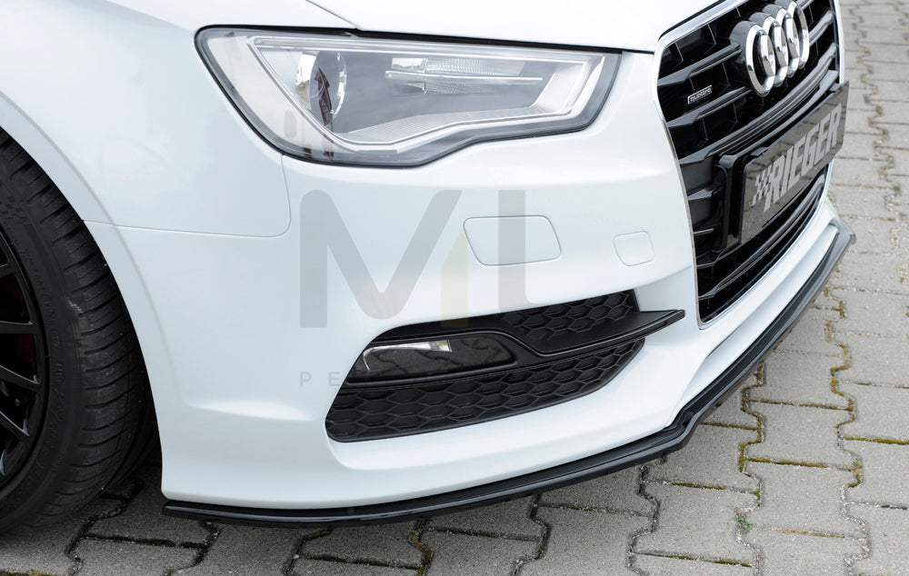 Rieger 00088116 Audi 8V Front Splitter (A3 & S3) 6 | ML Performance EU Car Parts