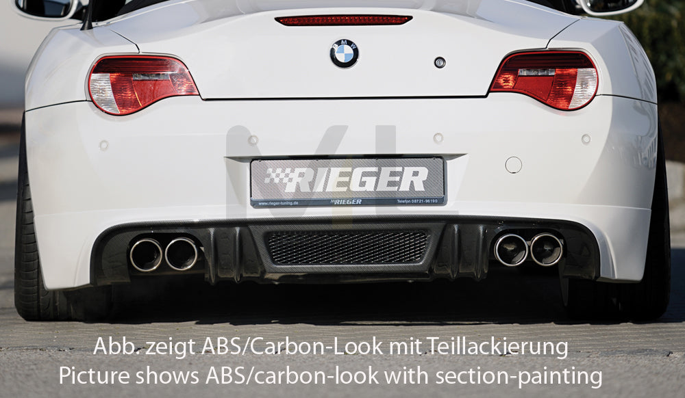 Rieger 00050518 BMW Z4 E85 Rear Diffuser 1 | ML Performance EU Car Parts