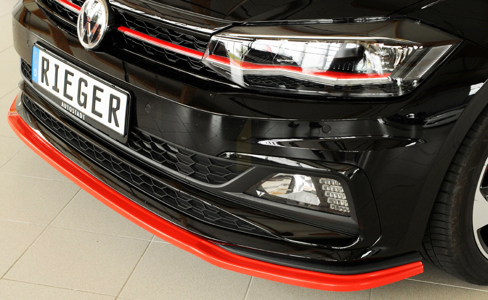 Rieger 00047220 VW Polo AW Front Splitter (Inc. Polo AW GTI) 6 | ML Performance EU Car Parts