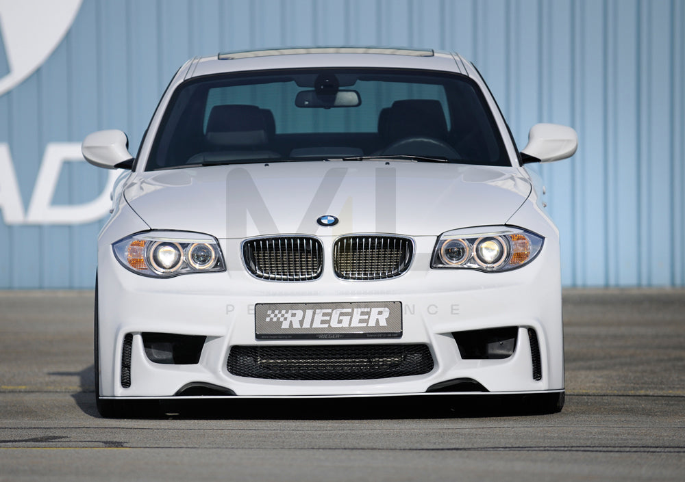 Rieger 00035030 BMW 1 Series E81 E82 E87 E88 Front Bumper 6 | ML Performance EU Car Parts