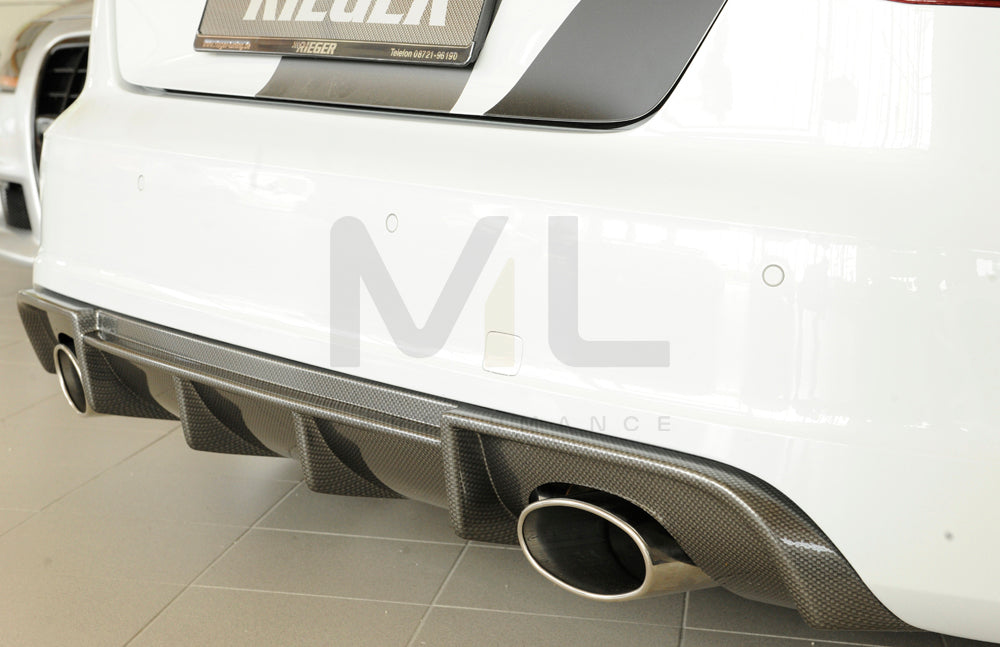 Rieger 00099357 Audi 8V Rear Diffuser (A3 & S3) 3 | ML Performance EU Car Parts