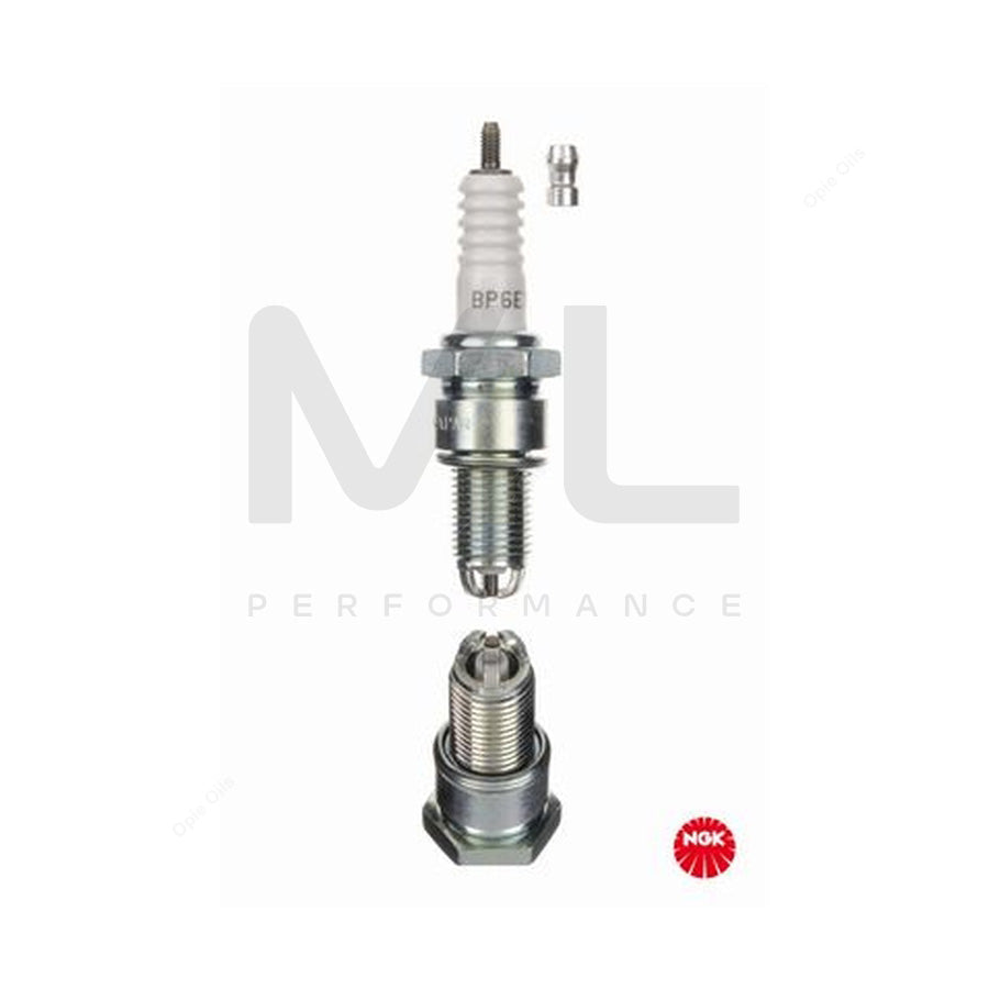 NGK BP6ET (1263) - Standard Spark Plug / Sparkplug - Extended Projection | ML Car Parts UK | ML Performance