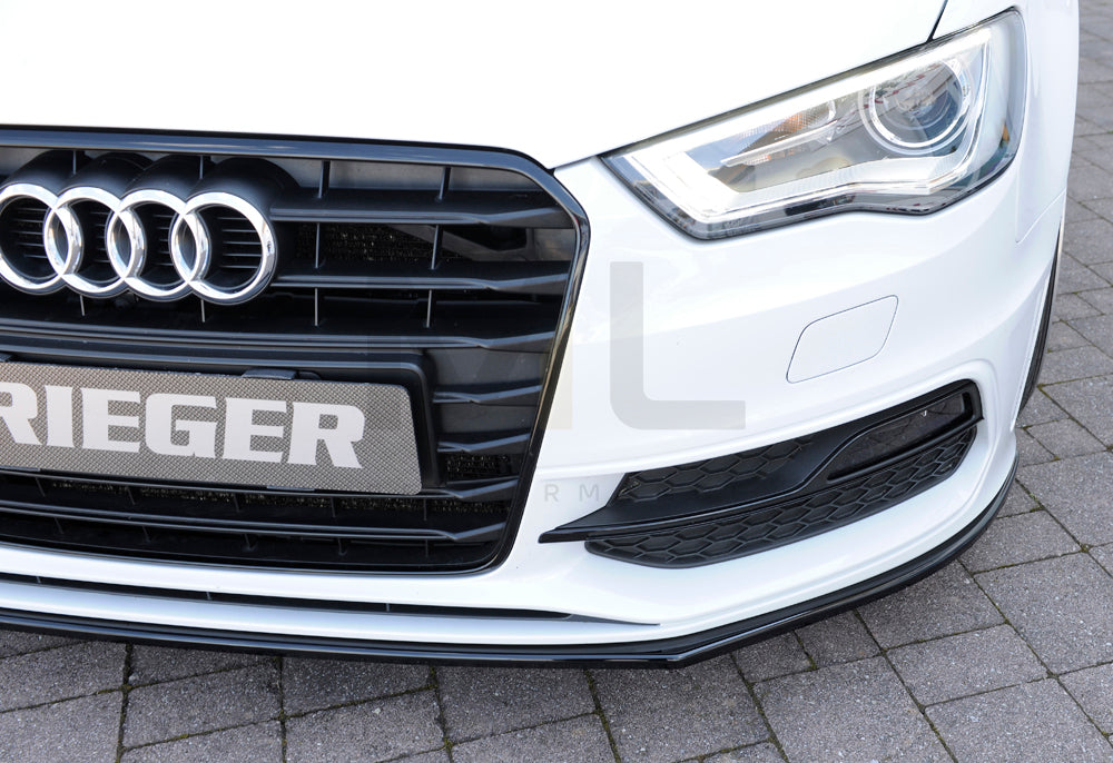 Rieger 00088115 Audi 8V Front Splitter (A3 & S3) 7 | ML Performance EU Car Parts