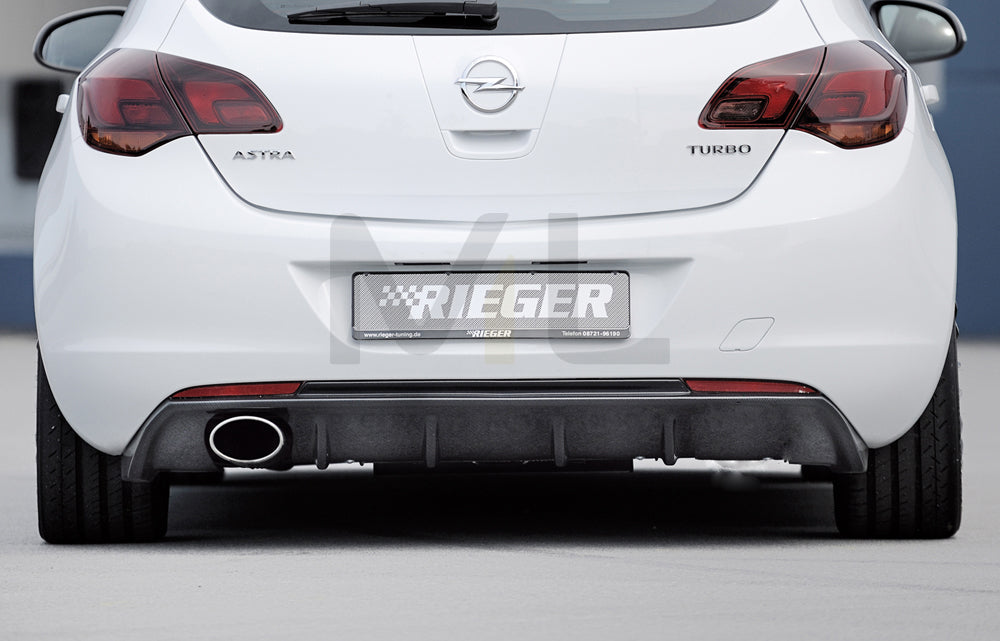 Rieger 00099861 Opel Astra J Rear Diffuser 2 | ML Performance EU Car Parts